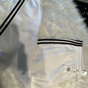 Adidas White & Black Joggers